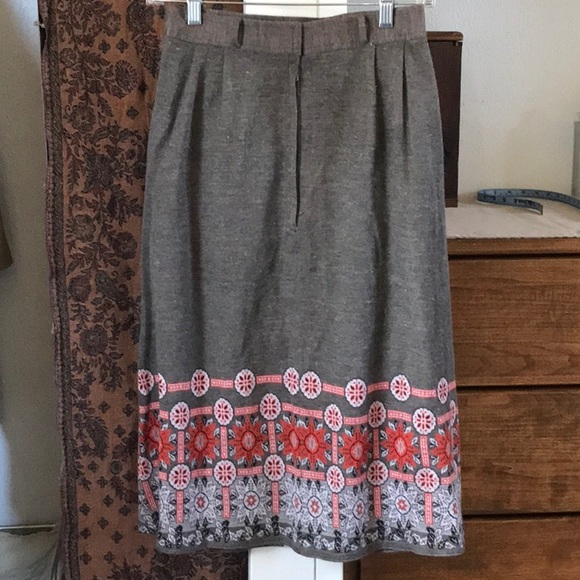 Amazing 1950s Vintage Wool Skirt π»π» - Picture 2 of 8